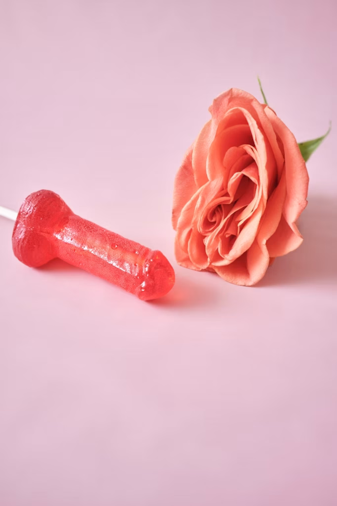 rosa e dildo